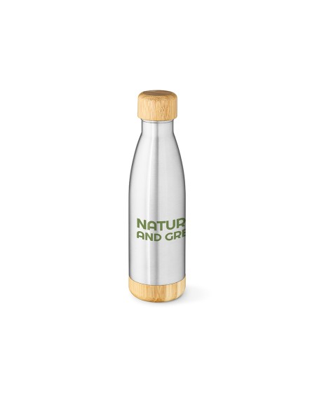 Borraccia Rio Grande 530ml rSS e bambù. Doppia parete