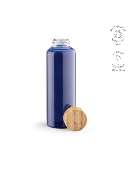 Borraccia Indus 510ml in vetro borosilicato con tappo in bambù