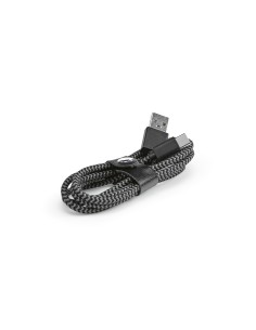 Cavo Leibniz in rPET da 1 metro. Connessione USB-C a USB-A