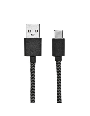 Cavo Leibniz in rPET da 1 metro. Connessione USB-C a USB-A