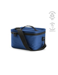 Borsa frigo Munich M 7,5L rPET in rABS. Zip termo-iniettate