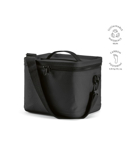 Borsa frigo Munich L 10L rPET in rABS. Zip termo-iniettate