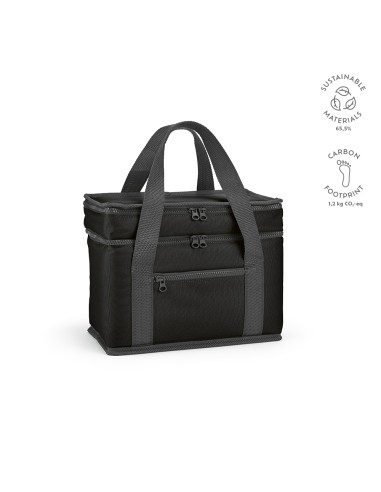 Borsa frigo Firenze L 10L rPET. 2 scomparti e tasca frontale