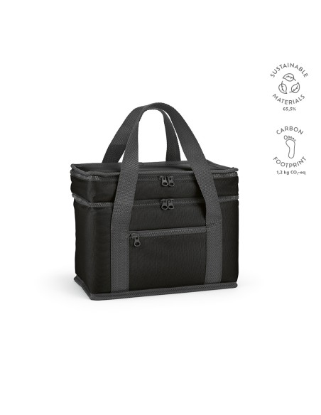 Borsa frigo Firenze L 10L rPET. 2 scomparti e tasca frontale