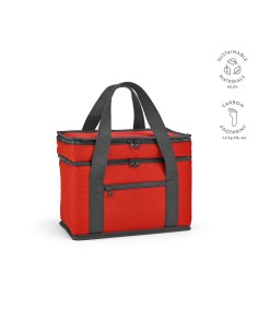 Borsa frigo Firenze L 10L rPET. 2 scomparti e tasca frontale