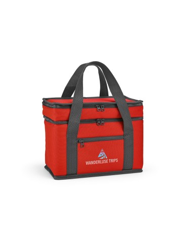 Borsa frigo Firenze L 10L rPET. 2 scomparti e tasca frontale