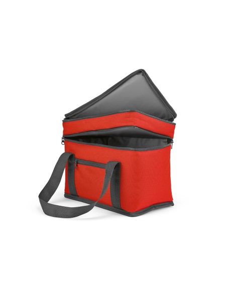 Borsa frigo Firenze L 10L rPET. 2 scomparti e tasca frontale