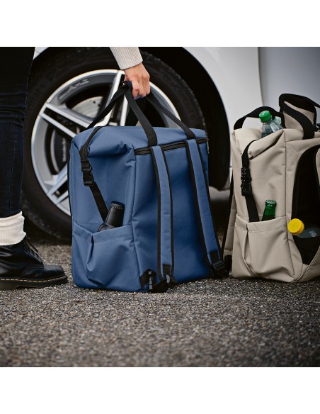 Borsa frigo Dublin 28L rPET. Tasca frontale e laterali