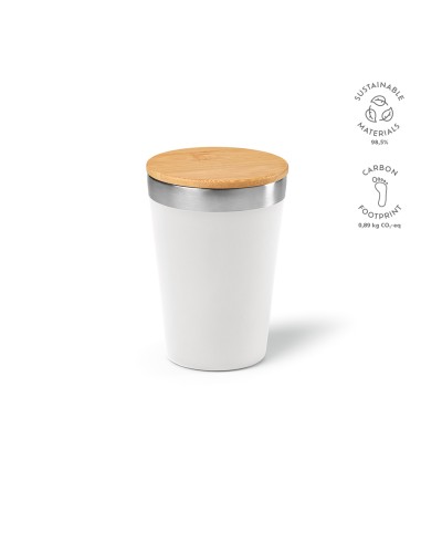 Tazza da viaggio Don rSS con coperchio in bambù 400ml
