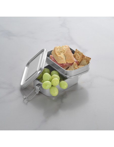 Box pranzo Picasso 1240ml rSS. 2 scomparti