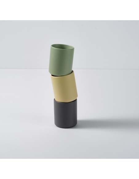 Tazza Tiber 75 in ceramica da 75 ml. Finitura opaca