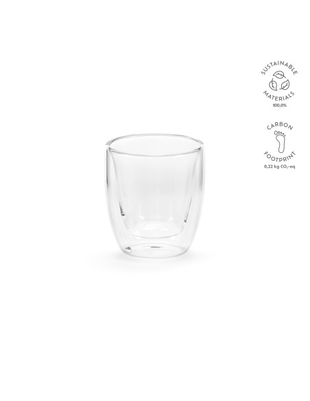 Tazza Meuse 75 in vetro borosilicato da 70ml