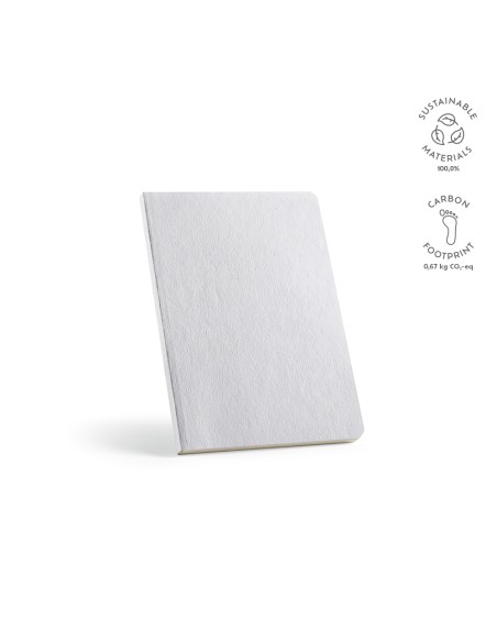 Notebook A5 Verne cotone rigenerato. 196 pagine riciclate
