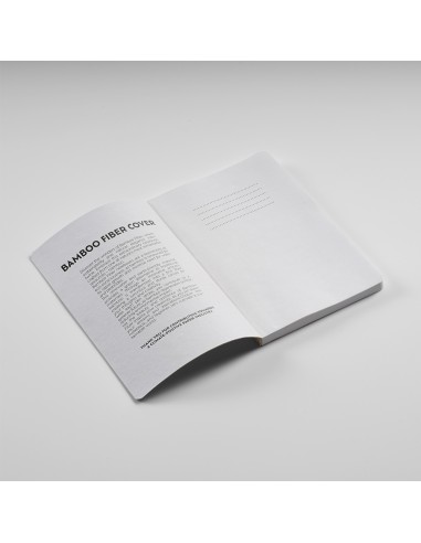Notebook A5 Cervantes fibra di bambù. 196 pagine riciclate