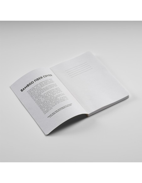 Notebook A5 Cervantes fibra di bambù. 196 pagine riciclate