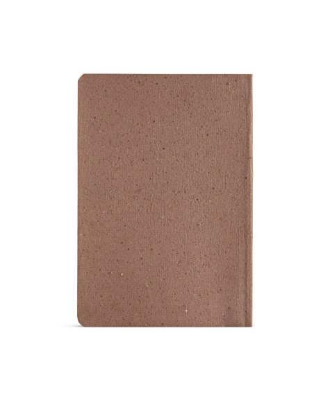 Notebook A5 Doyle copertina Coffee Waste. 196 pg riciclate