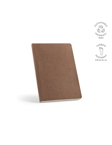 Notebook A5 Doyle copertina Coffee Waste. 196 pg riciclate