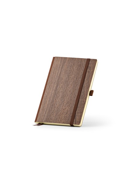 Steinbeck A5 Notebook con effetto legno. 196 pg FSC 70gsm