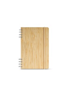 Dante A5 Notebook bambù. 196 pagine riciclata 70gsm