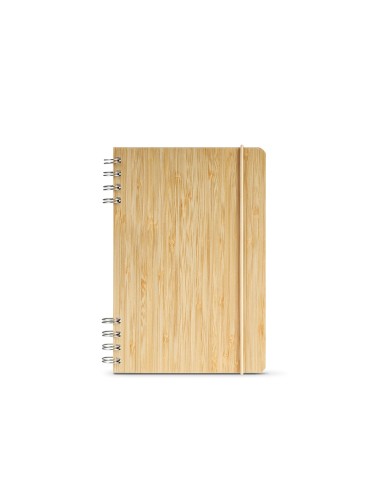 Dante A5 Notebook bambù. 196 pagine riciclata 70gsm