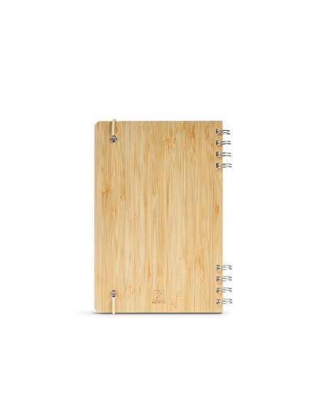 Dante A5 Notebook bambù. 196 pagine riciclata 70gsm