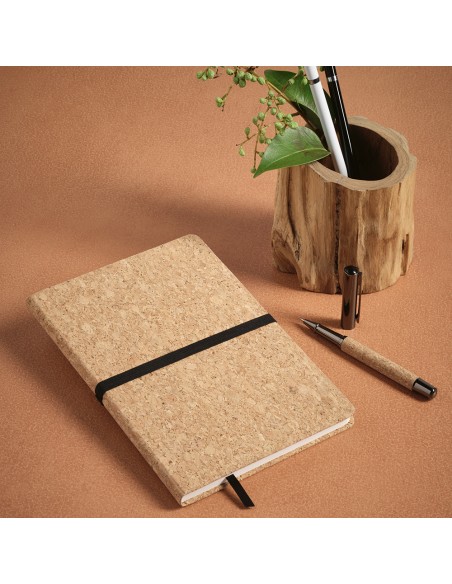 Notebook A5 Goethe in sughero. 196 pagine riciclate 70gsm