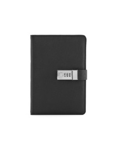 Notebook A5 Melville rPET. Chiusura metallica, 192 pagine
