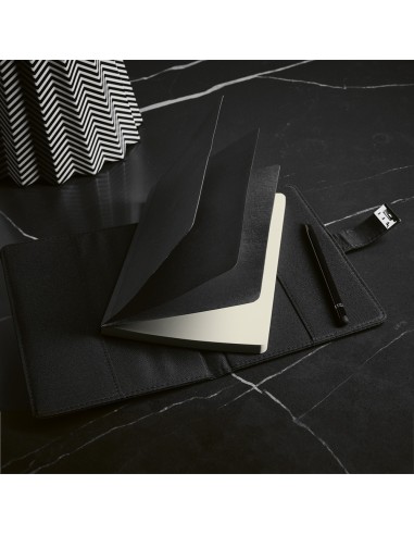 Notebook A5 Melville rPET. Chiusura metallica, 192 pagine