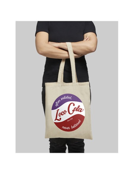Shopper in cotone 140 g/m² Madras - 7L