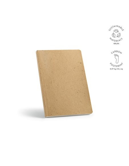 Notebook A5 Fitzgerald guscio di cocco. 196 pg riciclate