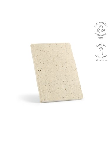 Notebook A5 Chaucer copertura scarto birra. 196 pg riciclate