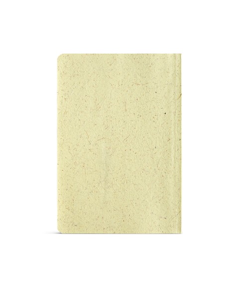 Notebook A5 Lewis copertina Guscio di mais. 196 pg riciclate