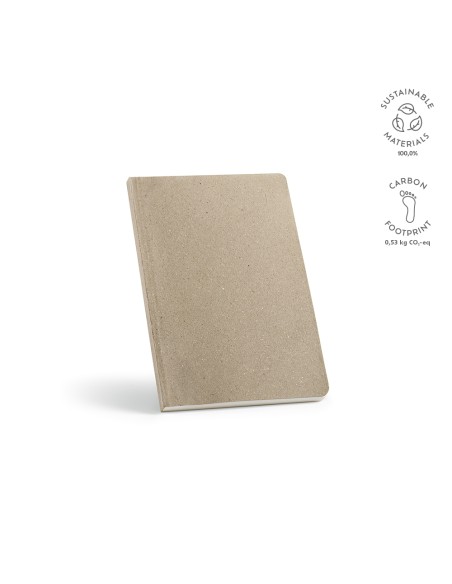 Notebook A5 Poe copertina Lino. 196 pagine riciclate