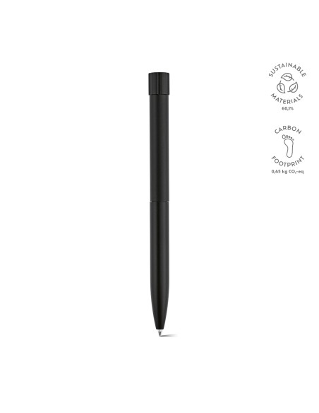 Penna Borges rAlluminio. Inchiostro nero Dokumental® 1km