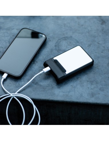 Powerbank Ampx 6.000mAh in ABS riciclato. Uscita da 18W