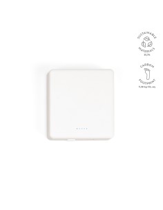 Powerbank Mendel in rABS con capacità di 5.000 mAh e ricarica a induzione