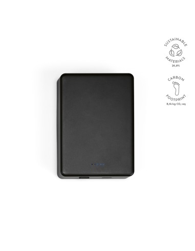 Hooke powerbank in rABS. 10.000mAh. Ricarica magnetica