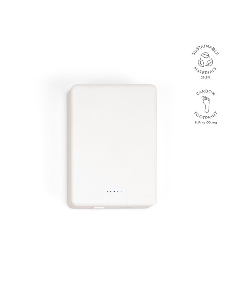 Hooke powerbank in rABS. 10.000mAh. Ricarica magnetica