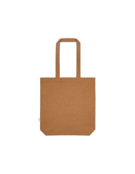 Shopper Elbrus in cotone riciclato 220gsm. Con soffietto