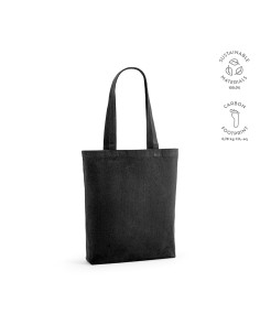 Shopper Elbrus in cotone riciclato 220gsm. Con soffietto