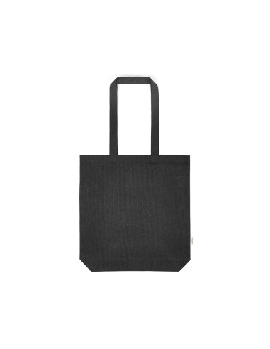 Shopper Elbrus in cotone riciclato 220gsm. Con soffietto