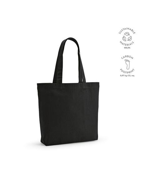 Shopper Blanc in cotone riciclato 220 gsm. Con soffietto