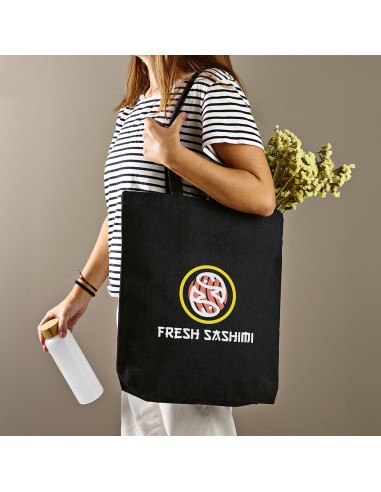 Shopper Blanc in cotone riciclato 220 gsm. Con soffietto