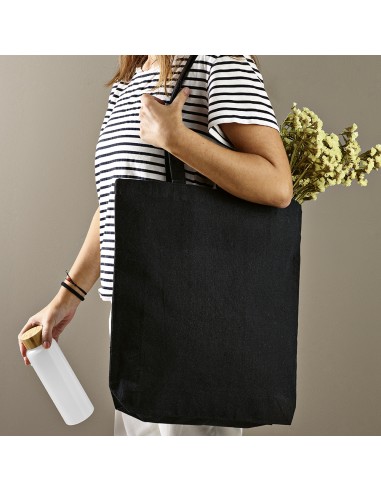 Shopper Blanc in cotone riciclato 220 gsm. Con soffietto
