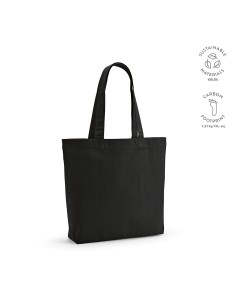 Shopper Aconcagua in cotone riciclato 280 gsm. Con soffietto
