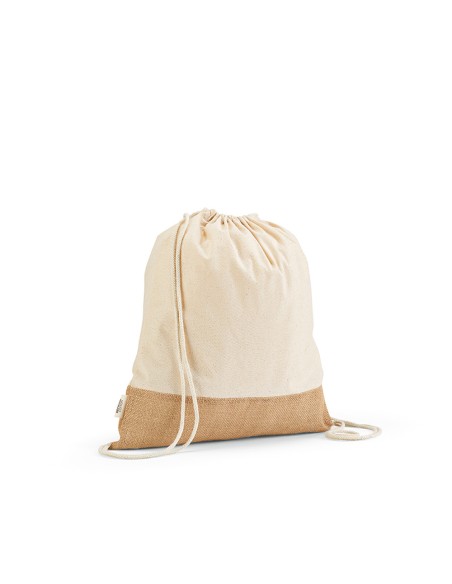 Borsa Denali in cotone riciclato 180 gsm e juta 275 gsm