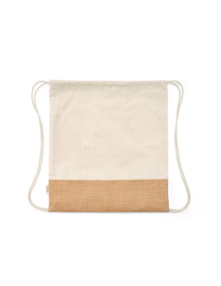 Borsa Denali in cotone riciclato 180 gsm e juta 275 gsm