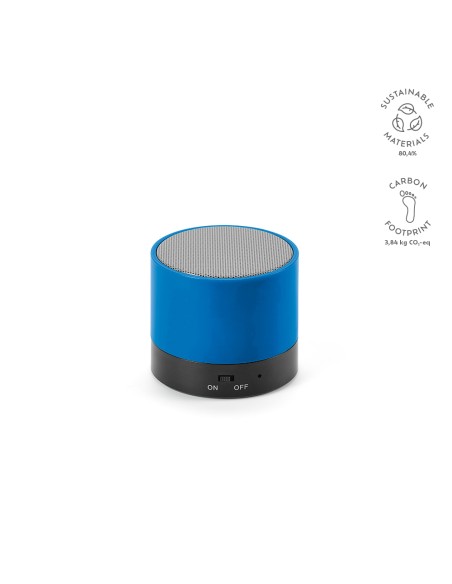 Speaker Gauss in rABS con batteria da 300mAh. Potenza di 3W Speaker Gauss in rABS con batteria da 300mAh. Potenza di 3W