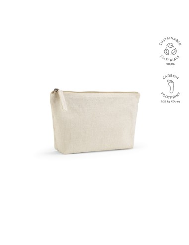Beauty case Cairo M 2.1L 320gsm rCotton con cerniera