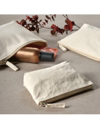 Beauty case Cairo M 2.1L 320gsm rCotton con cerniera